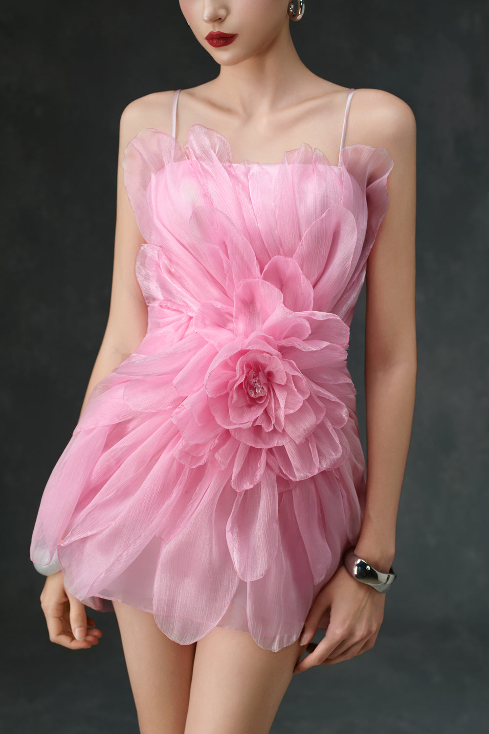 Rina Babydoll Applique Mini Dress - MEAN BLVD