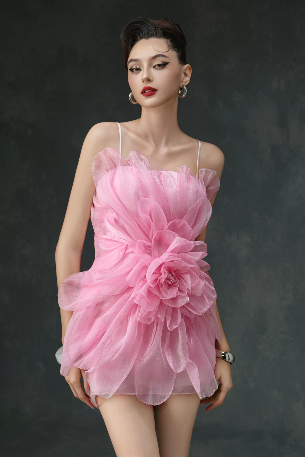 Rina Babydoll Applique Mini Dress - MEAN BLVD