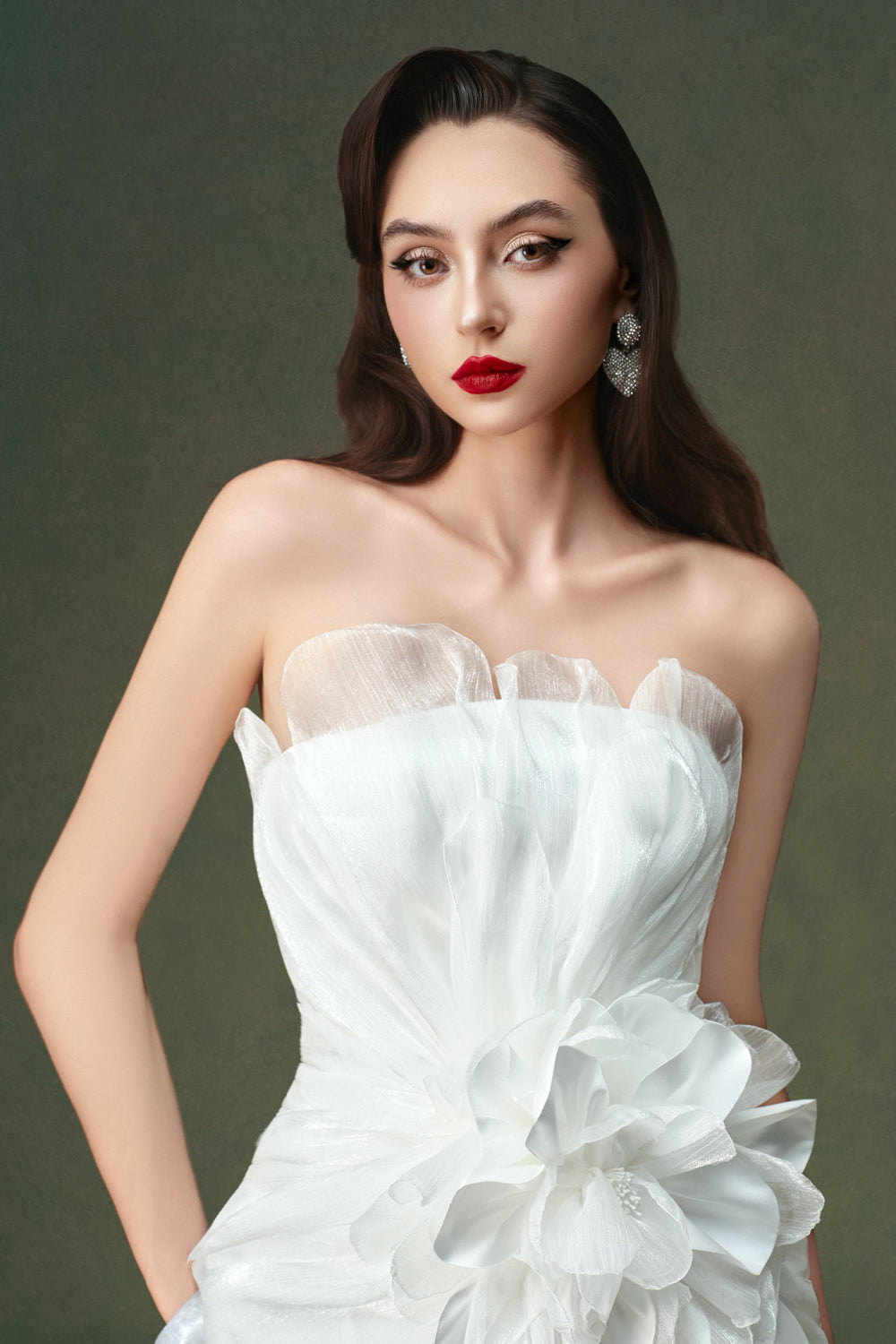 Rina Babydoll Applique Mini Dress - MEAN BLVD