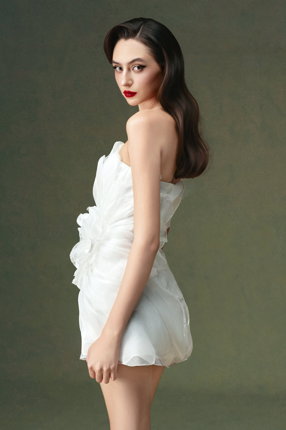 Rina Babydoll Applique Mini Dress - MEAN BLVD