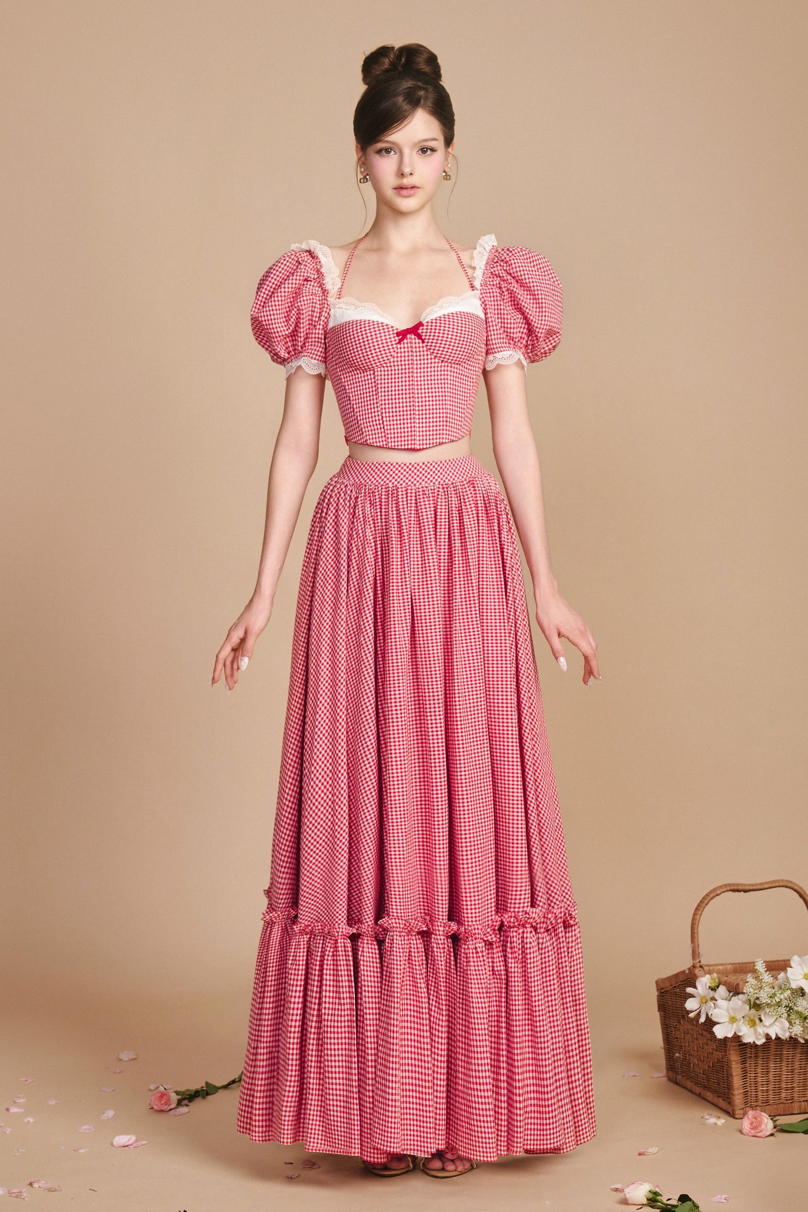 Rolling In Love Puff Sleeve Set - MEAN BLVD