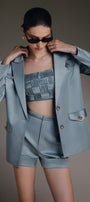 Romy Notch Neck Blazer - MEAN BLVD