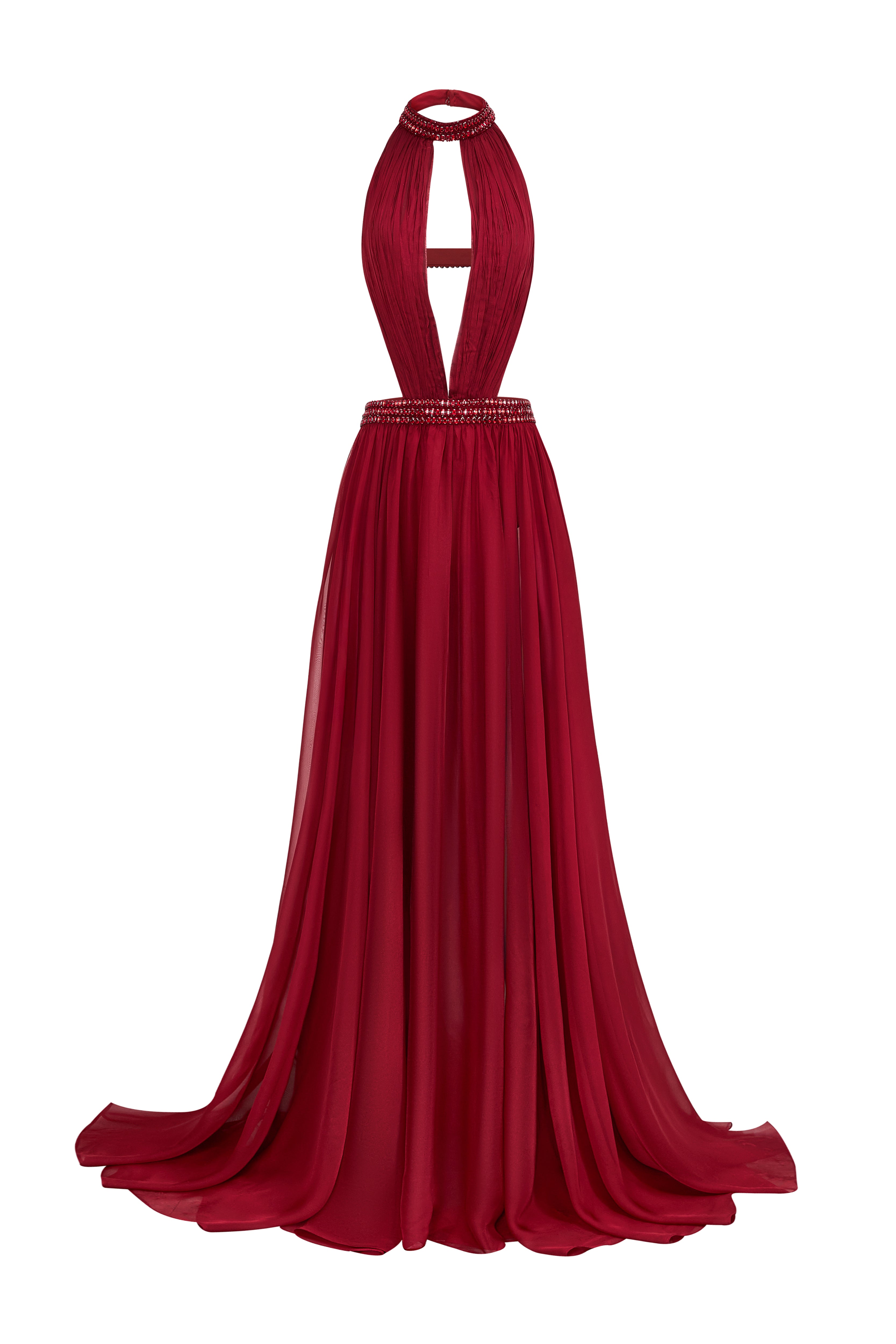 Rosalia Halter Maxi Dress - MEAN BLVD