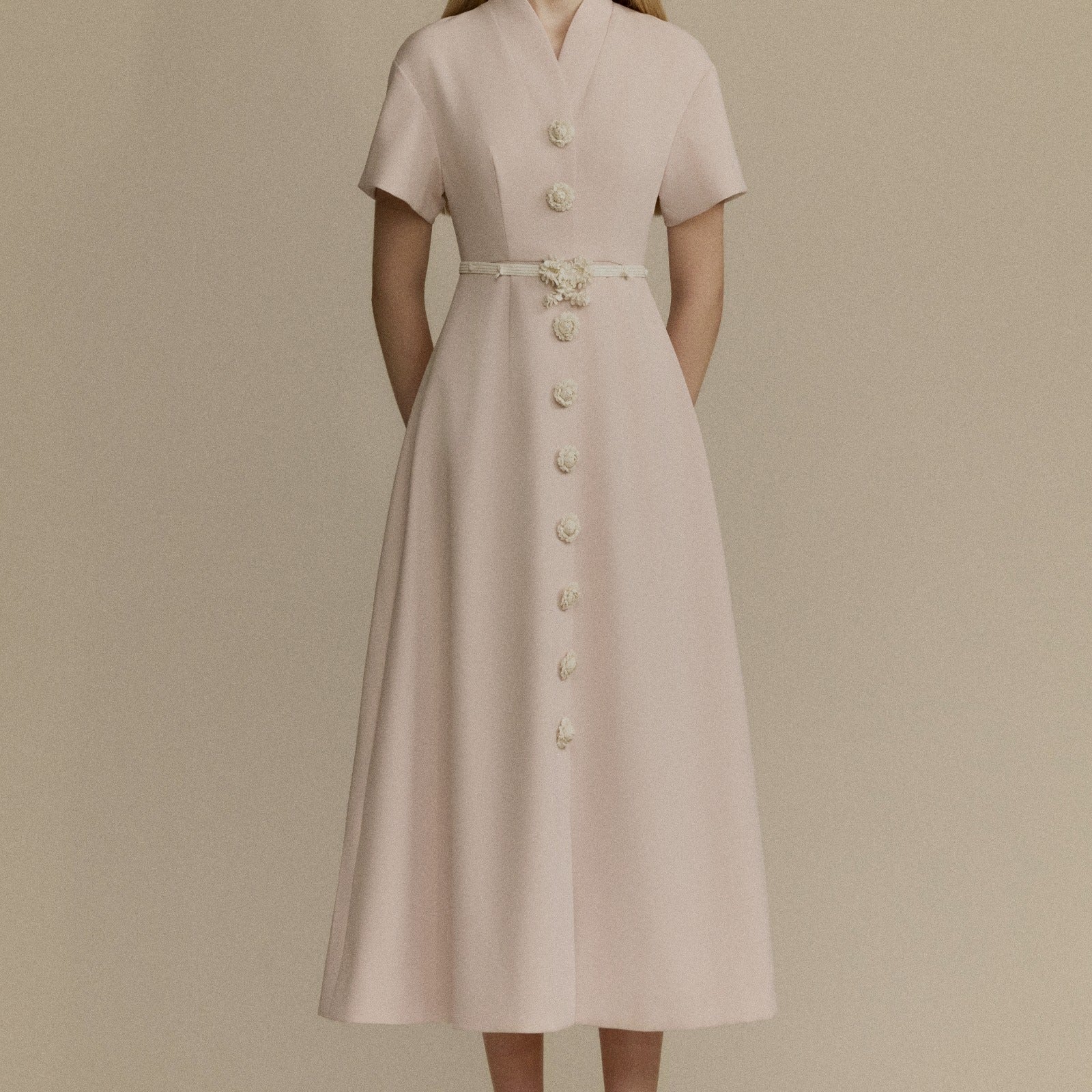 Rosalie Button Midi Dress - MEAN BLVD