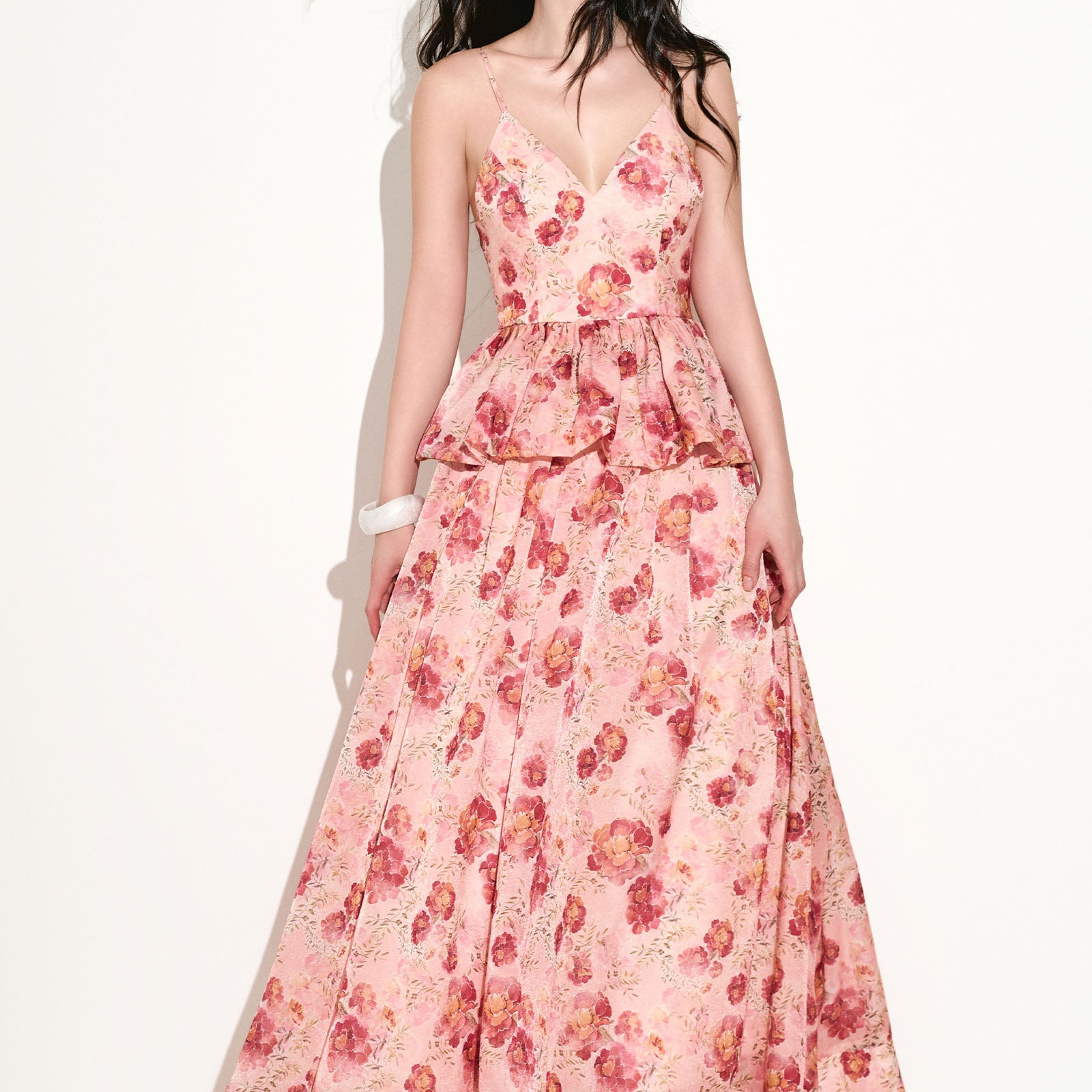 Rosalind V-Neck Maxi Dress - MEAN BLVD
