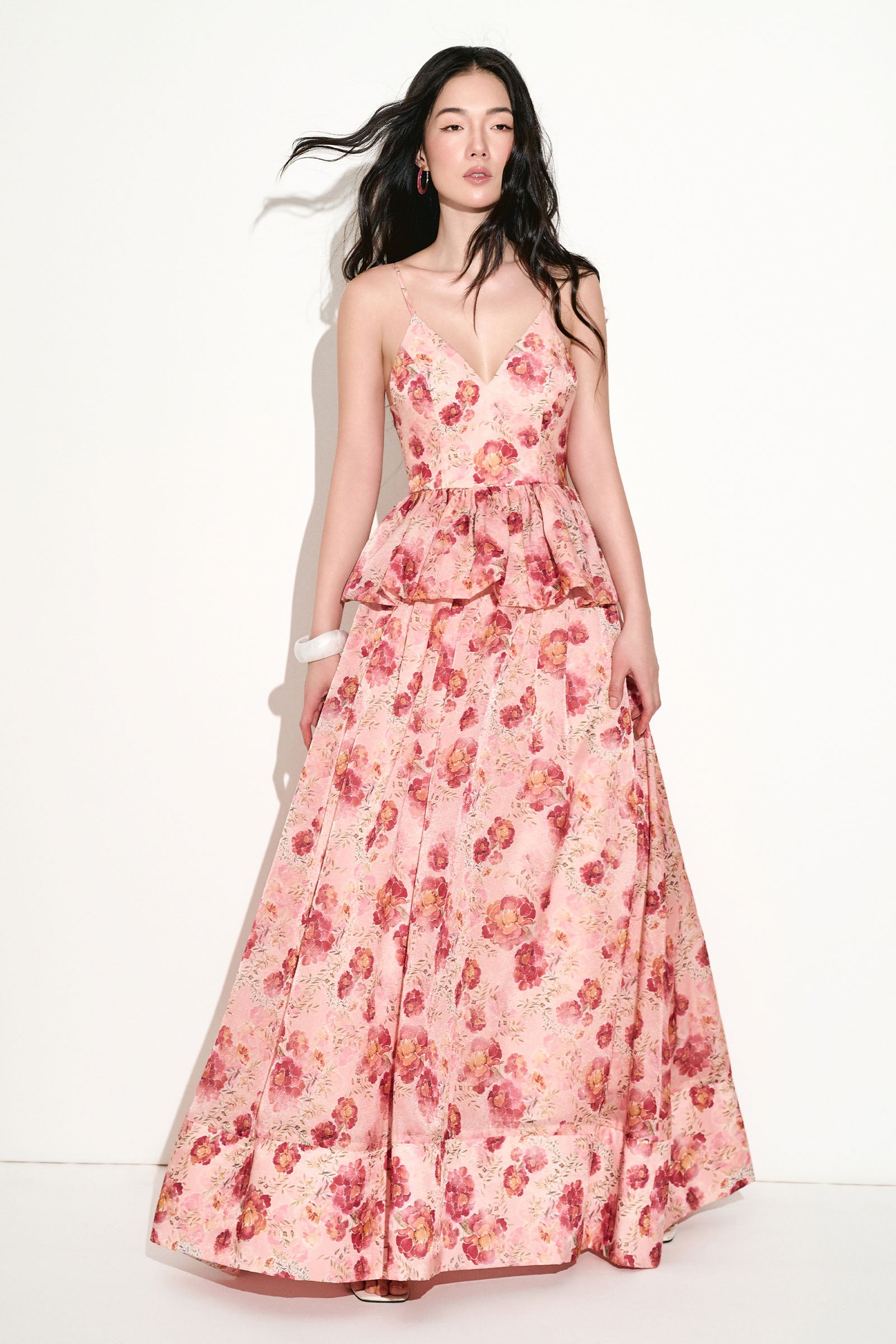 Rosalind V-Neck Maxi Dress - MEAN BLVD