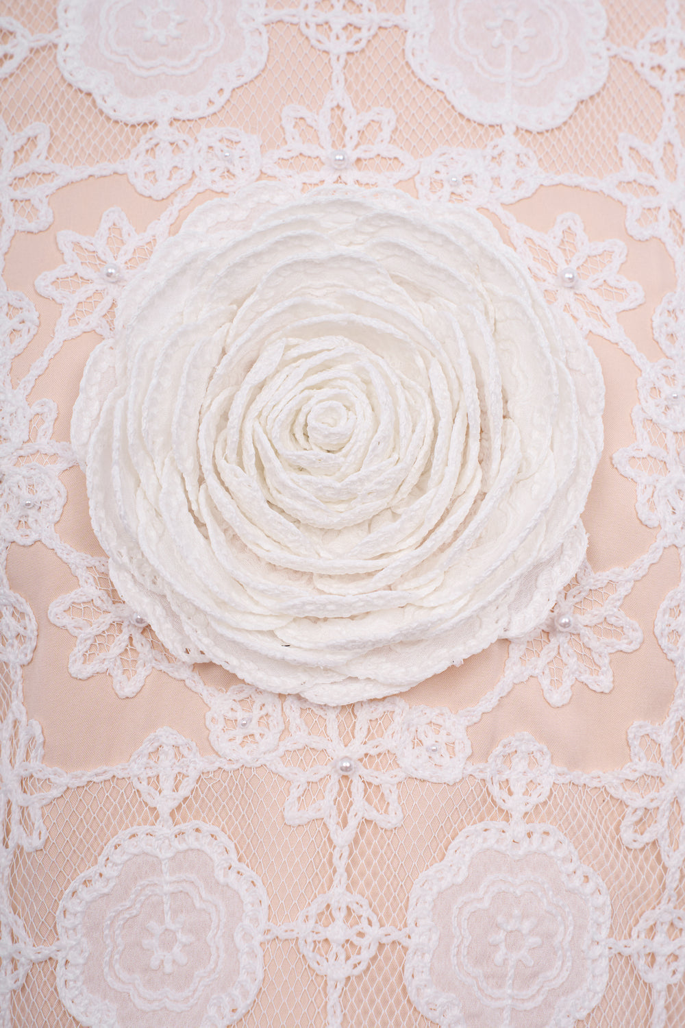 Noir Applique Maxi Dress