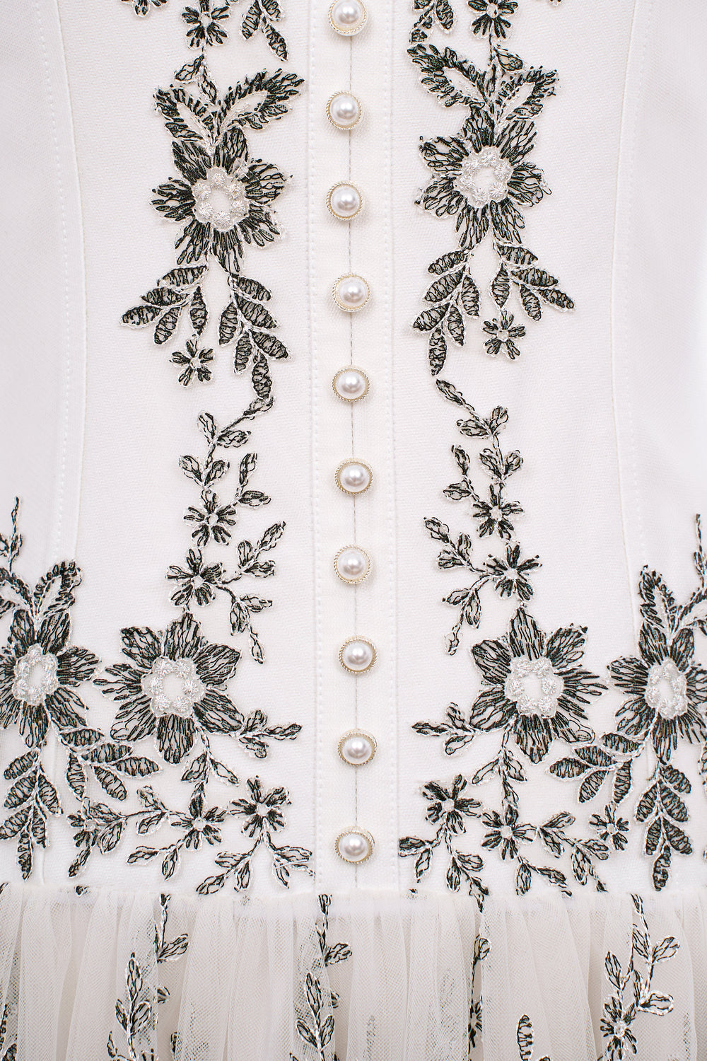 Epoque Embroidery Midi Dress