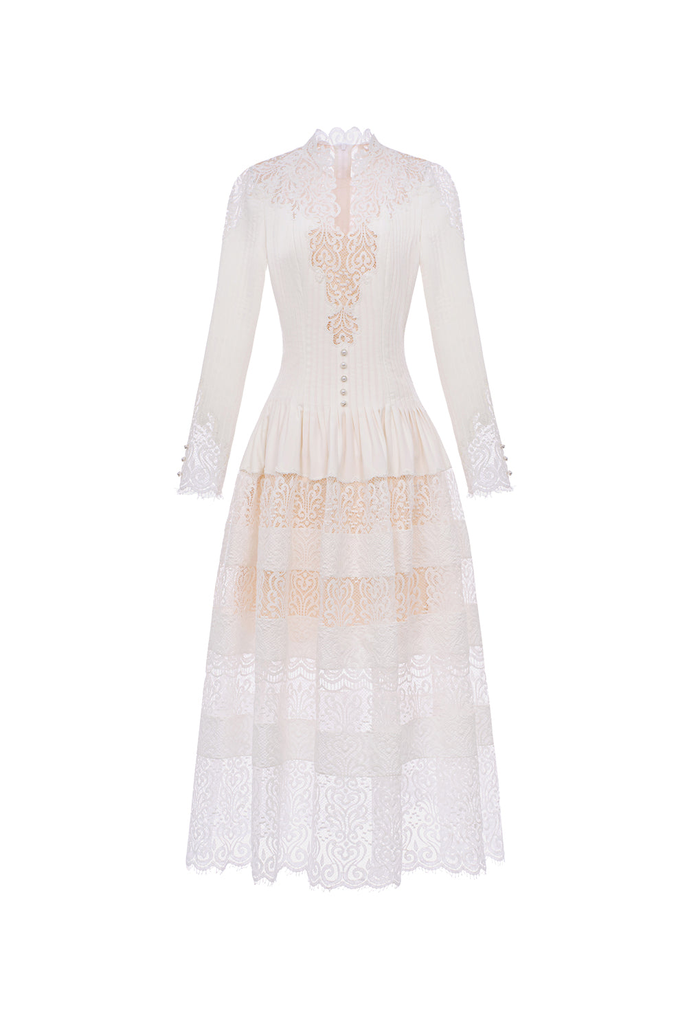 Blance Applique Midi Dress