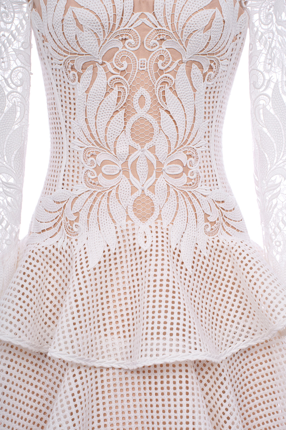 Victorian Ruffle Midi Dress