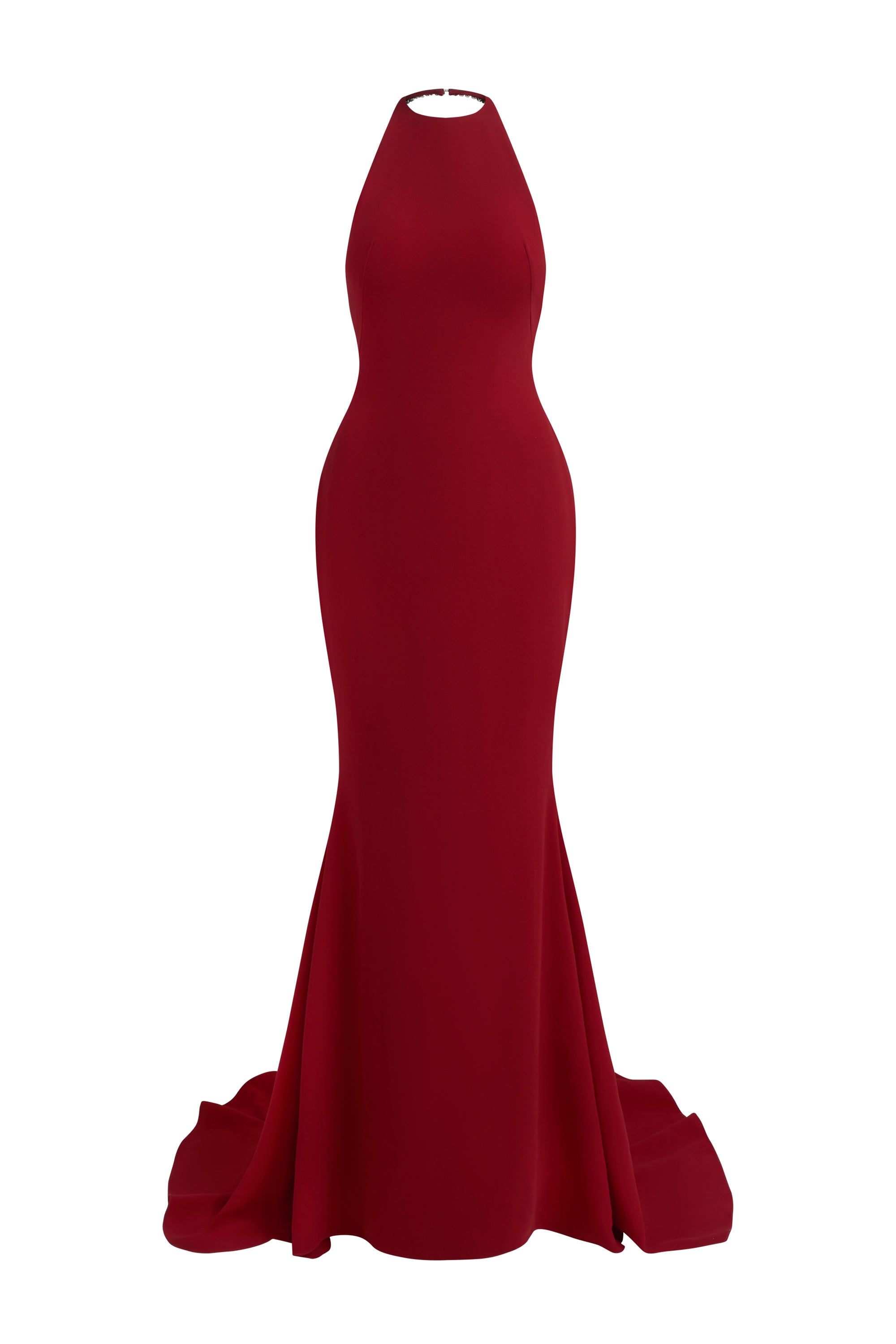 Rose Mermaid Draped Maxi Dress - MEAN BLVD