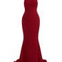 Rose Mermaid Draped Maxi Dress - MEAN BLVD