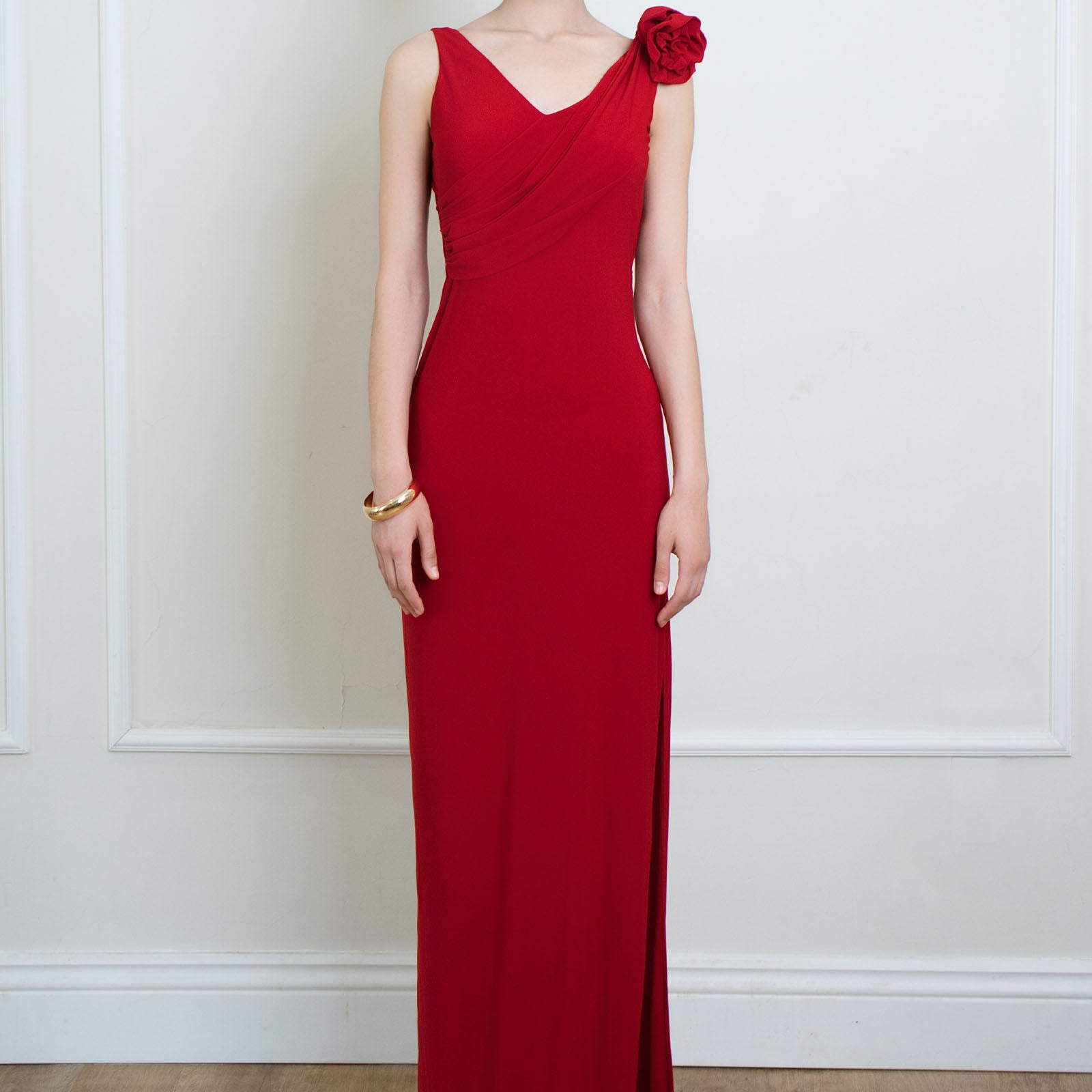 Rosea Draped Maxi Dress - MEAN BLVD
