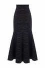 Sylvaine Mermaid High Waist Tweed Midi Skirt