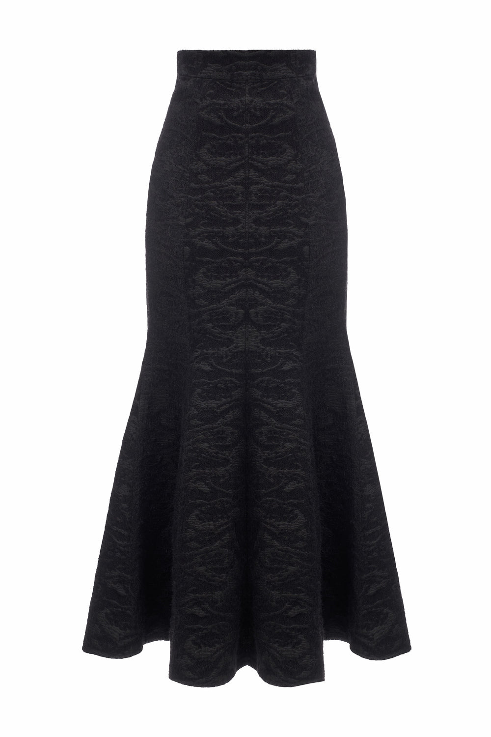 Sylvaine Mermaid High Waist Tweed Midi Skirt