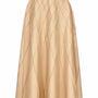 Eirien A-line High Waist Taffeta Calf Length Skirt