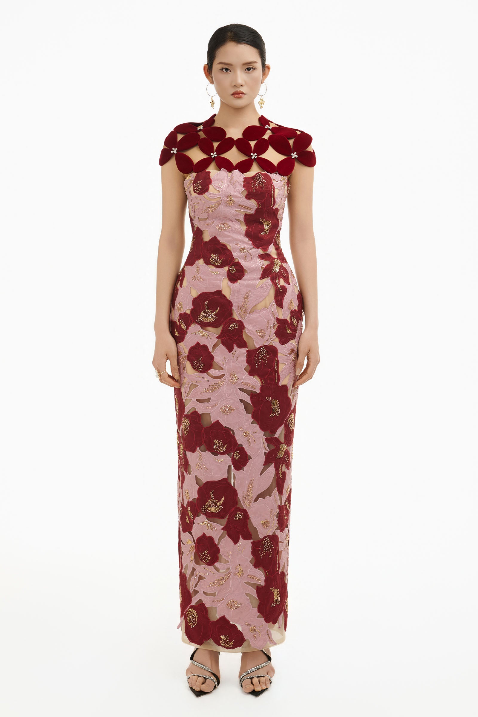 Rosée Applique Maxi Dress - MEAN BLVD