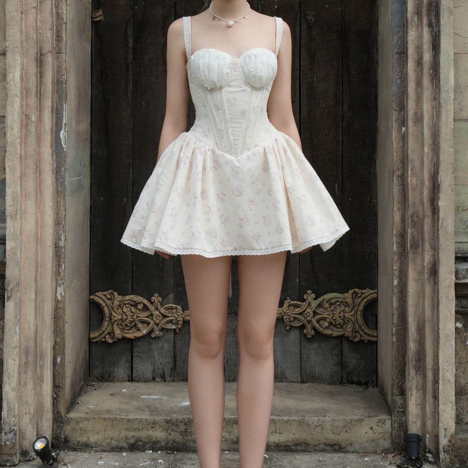 Roselune Ruched Mini Dress - MEAN BLVD