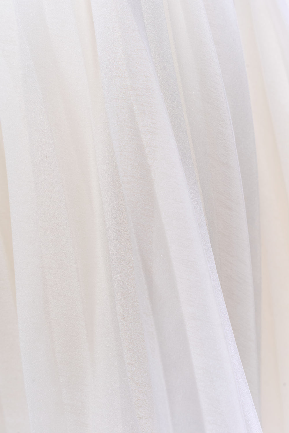 Rosie Straight Wavy Organza Mini Shorts