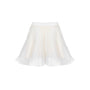 Rosie Straight Wavy Organza Mini Shorts