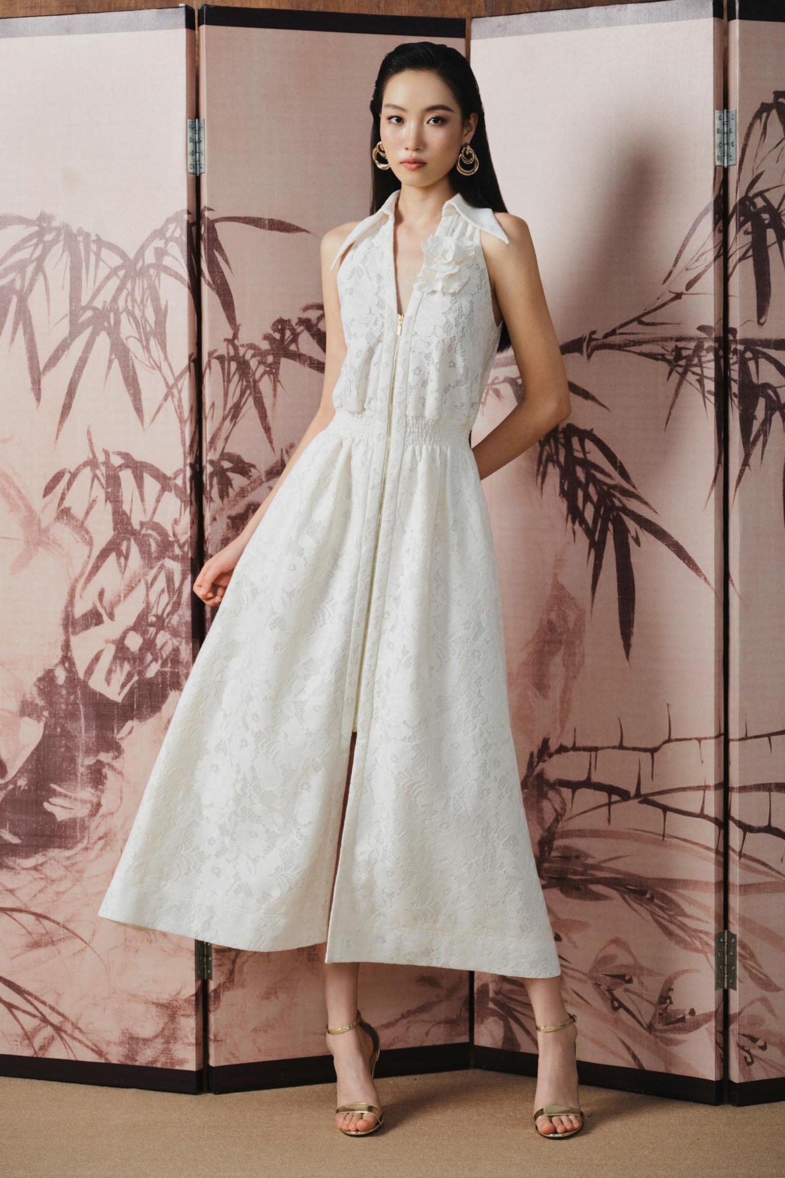 Rosie Applique Midi Dress - MEAN BLVD