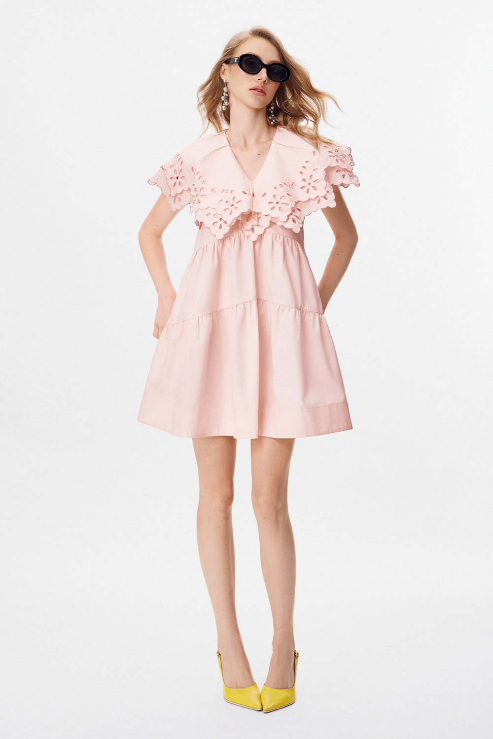 Rosielle Butterfly Sleeve Mini Dress - MEAN BLVD