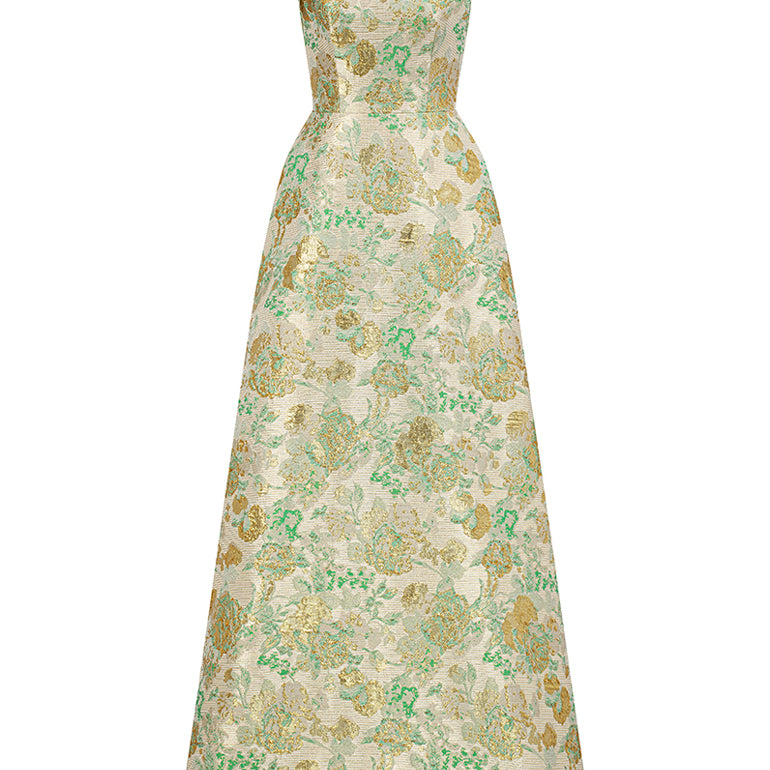 Aris Jacquard Maxi Dress