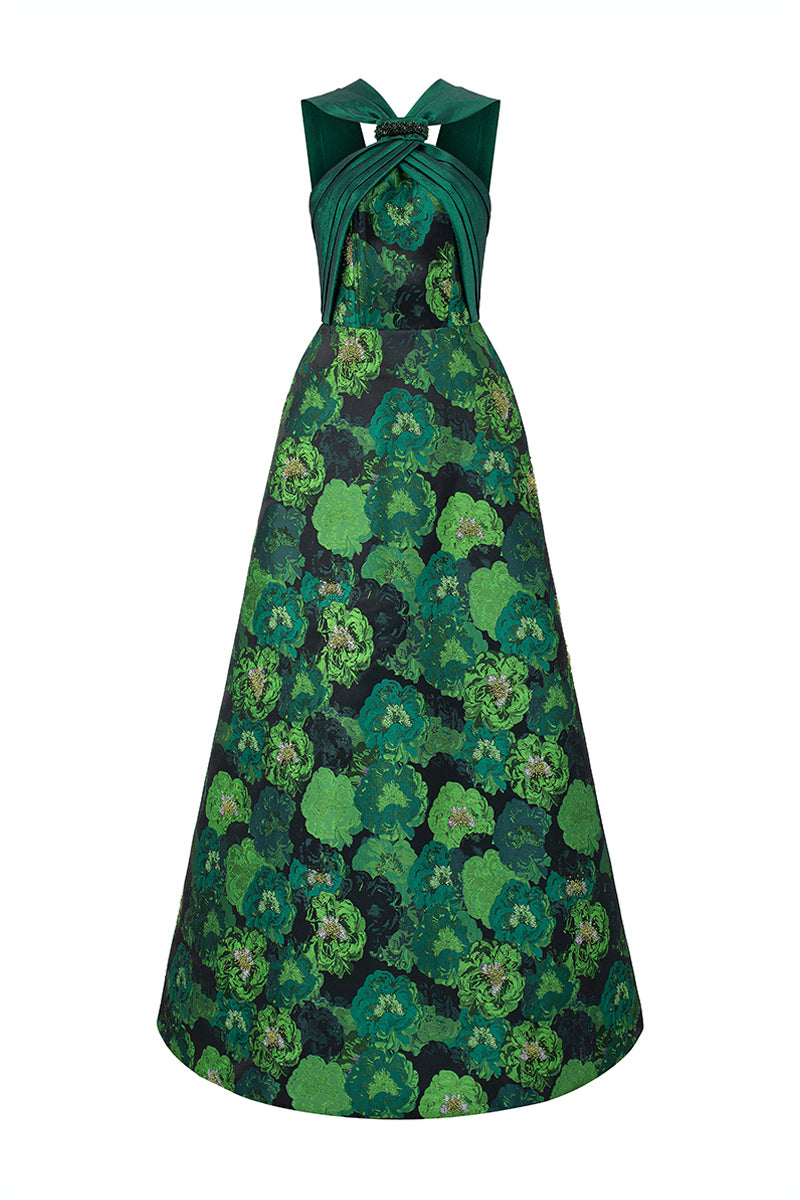 Veya Crossover Maxi Dress