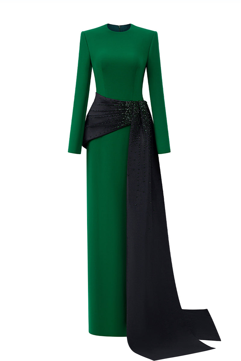Naeris Round Neck Maxi Dress