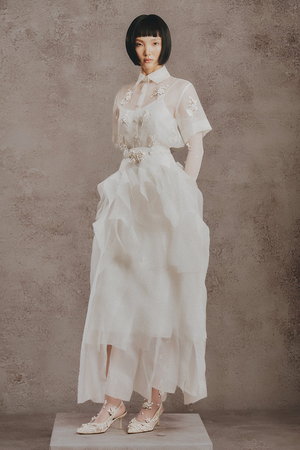 Rowan Collared Top - MEAN BLVD