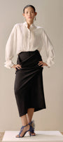 Rowen Draped Skirt - MEAN BLVD