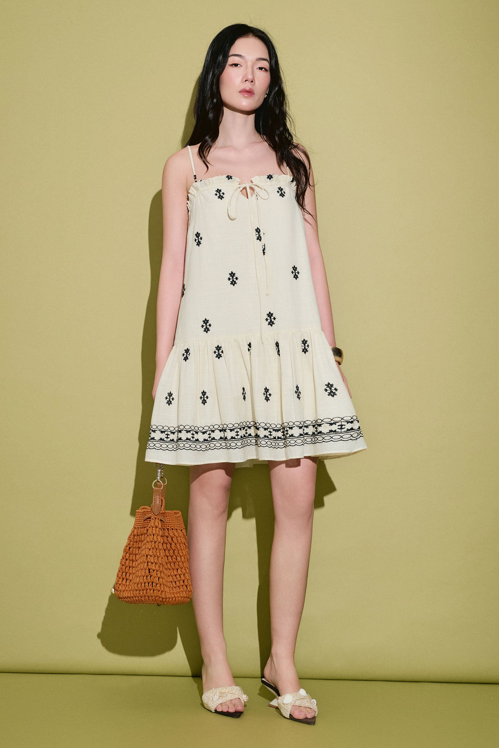 Rowena Trapezoid Mini Dress - MEAN BLVD