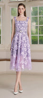 Ryn Applique Midi Dress - MEAN BLVD