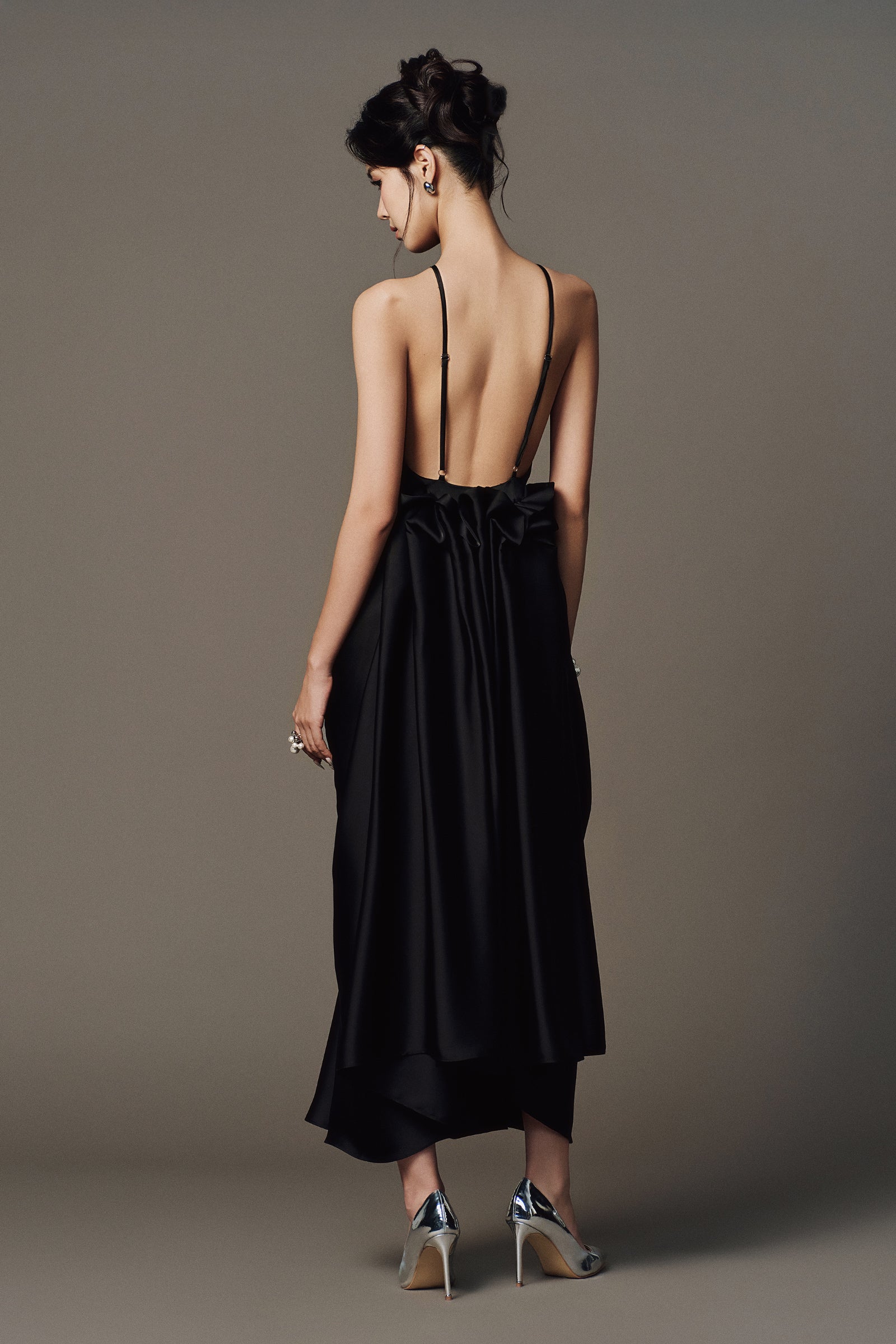 Alea Draped Midi Dress