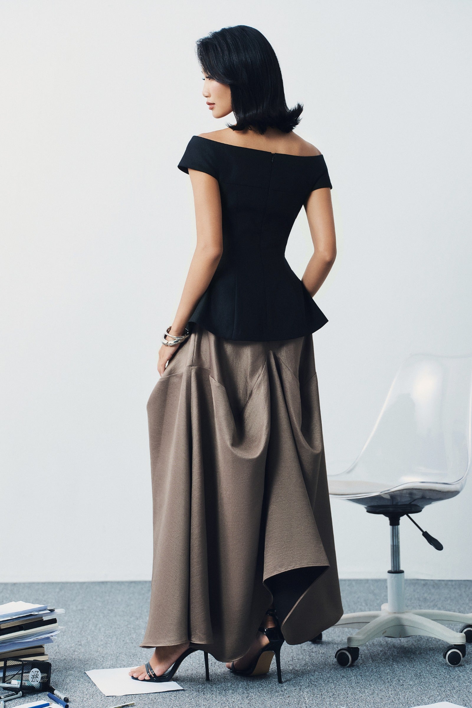 Aube Draped Skirt