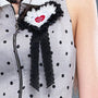 Heart Polyester Brooch