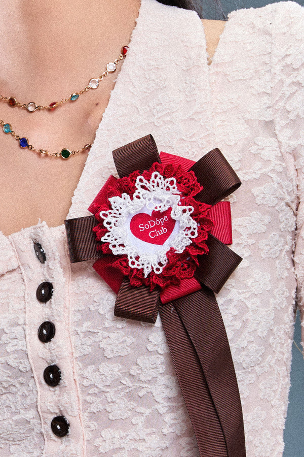 Medal Polyester Brooch