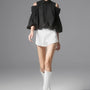 Valse Straight Basic Silk Blend Mini Shorts