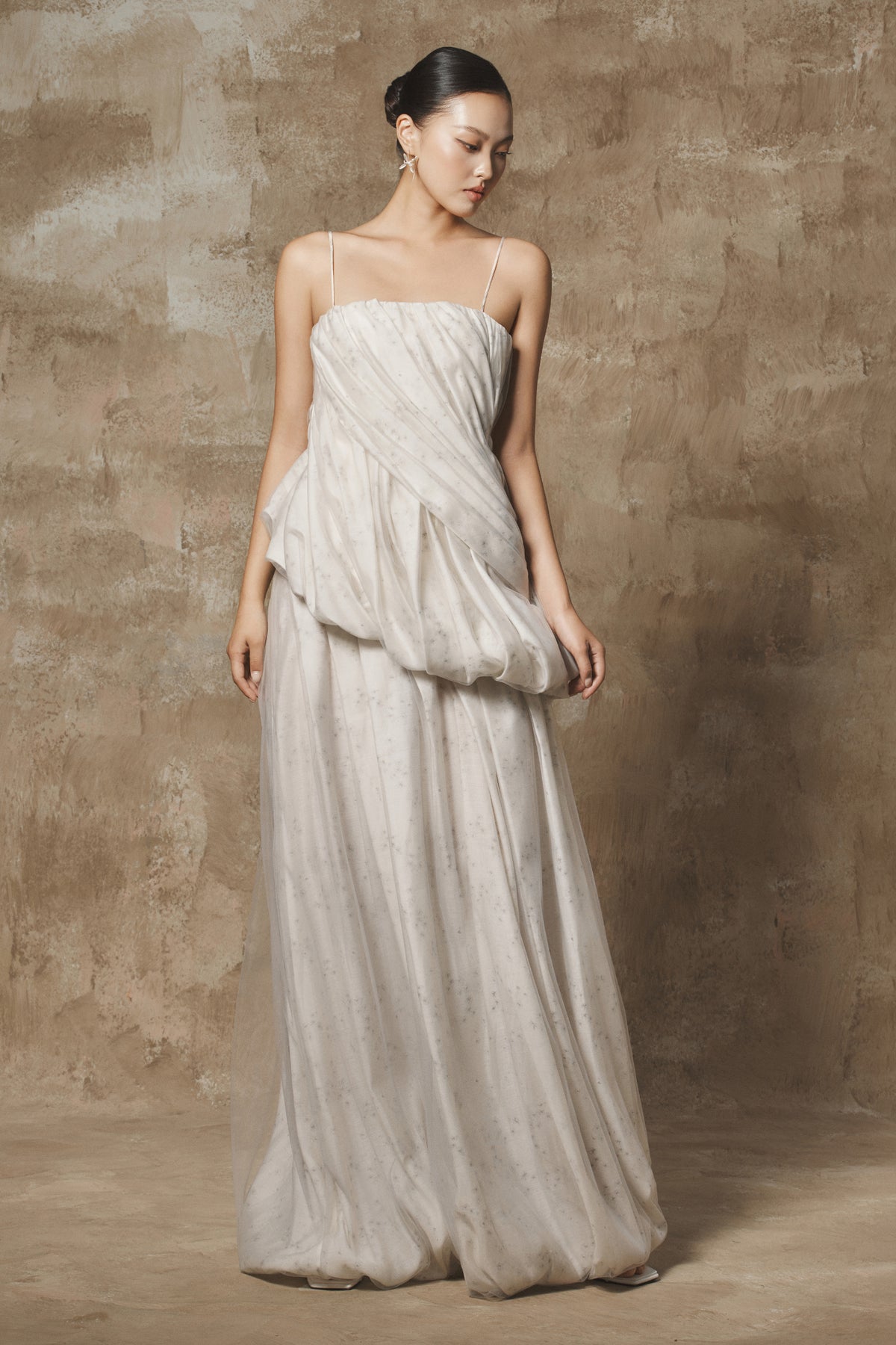 Serene Asymmetric Maxi Dress