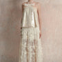 Rosy Applique Skirt