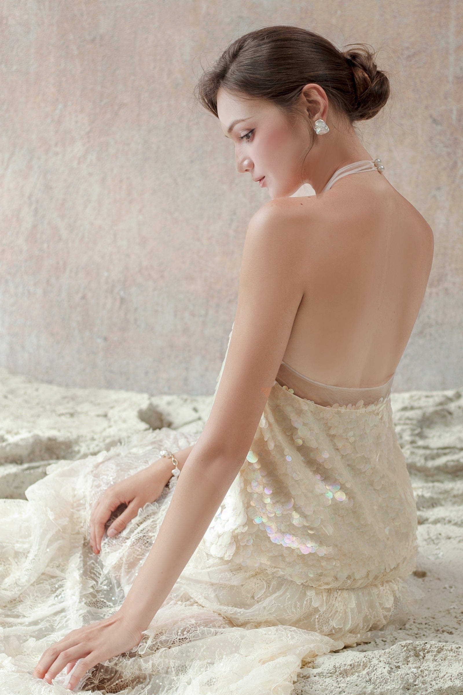 Rosy Applique Skirt