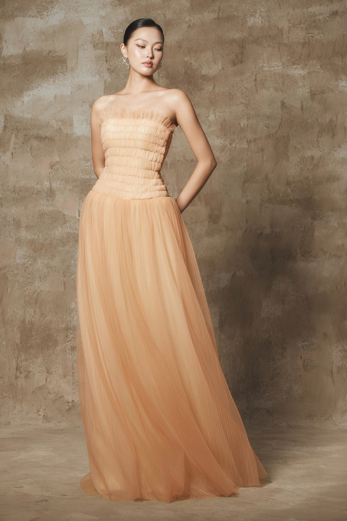 Sona Ruched Maxi Dress