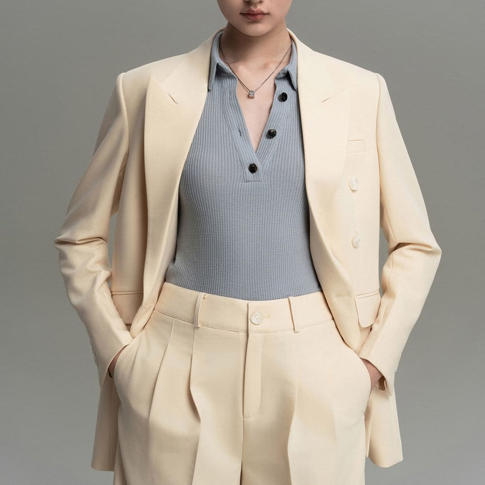 Ima Straight Ribbed Twill Knee-length Shorts