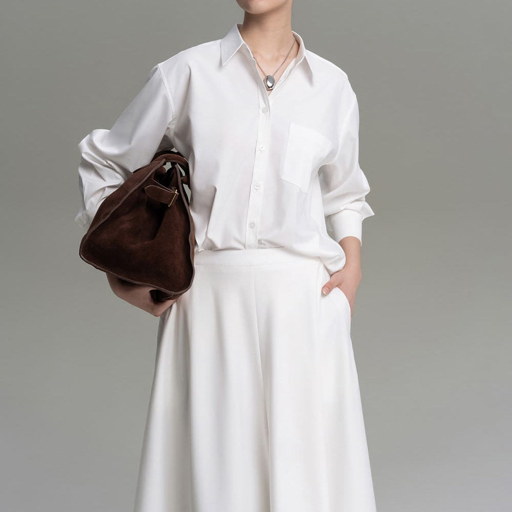 Caster Straight Patch Pocket Bamboo Shirt