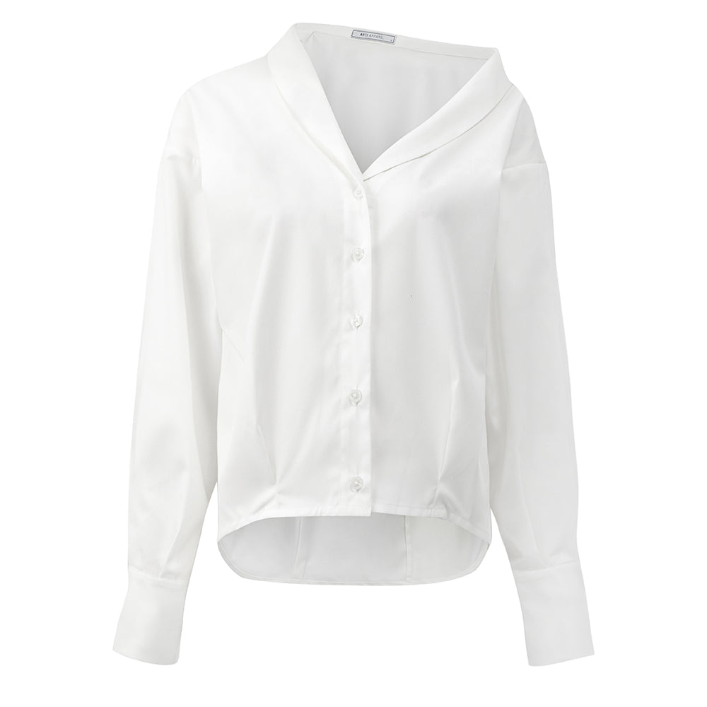 Sunny Straight Button Poplin Shirt