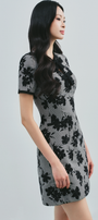 Safiyah Keyhole Ribbon Mini Dress - MEAN BLVD