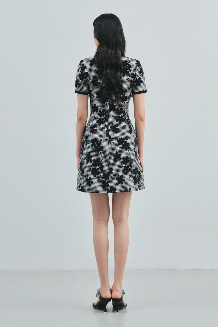 Safiyah Keyhole Ribbon Mini Dress - MEAN BLVD