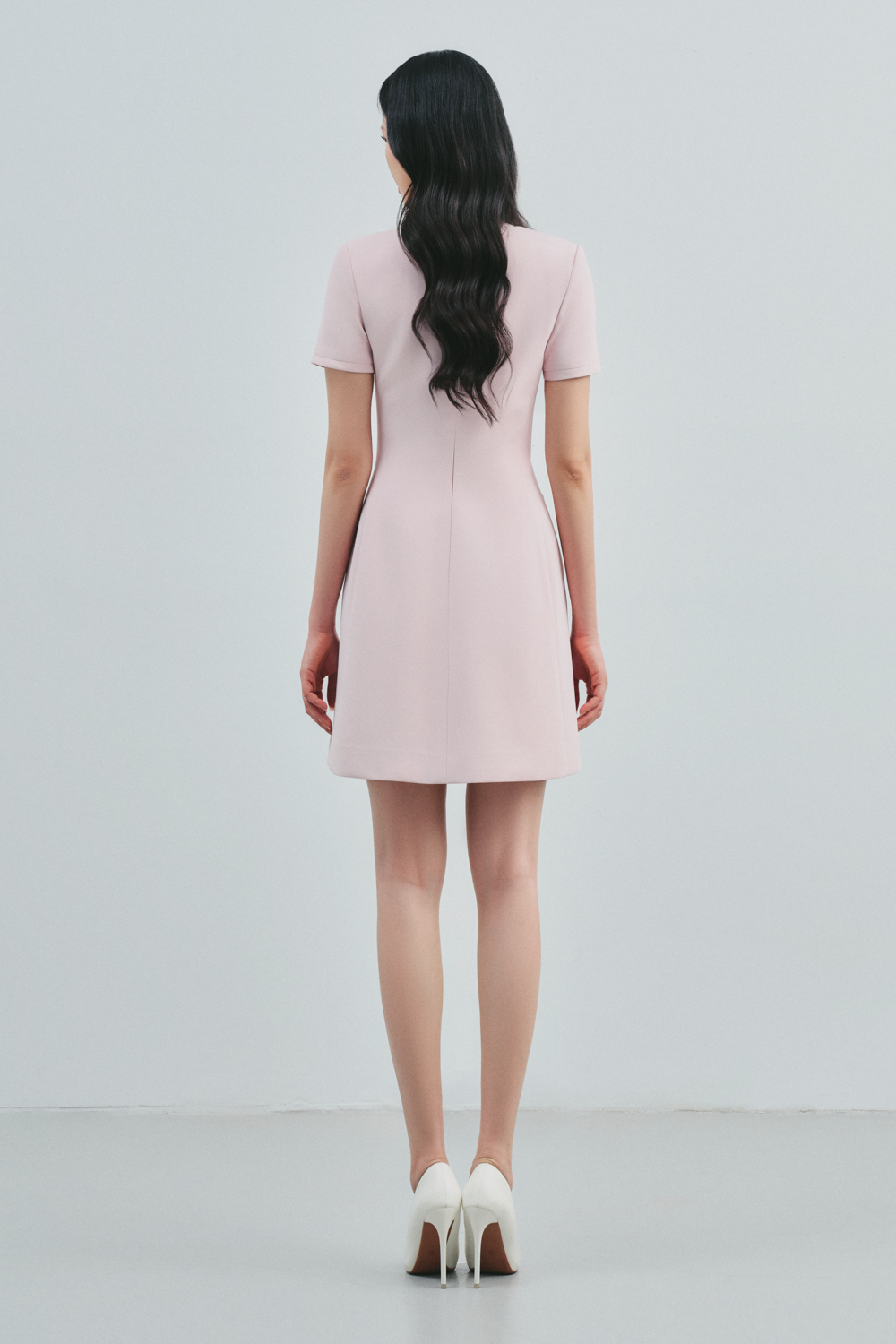Safiyah Keyhole Ribbon Mini Dress - MEAN BLVD