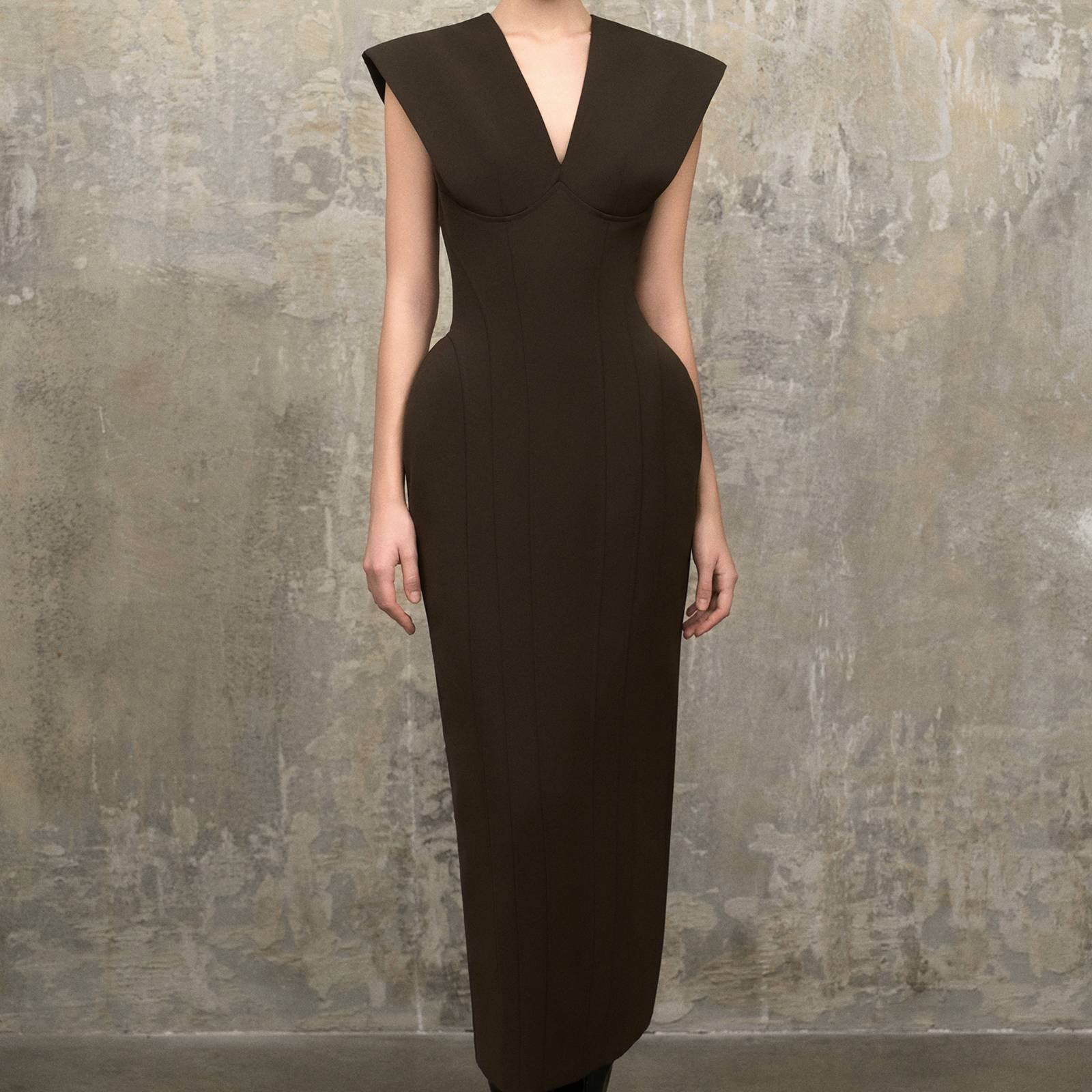 Sage Sheath Midi Dress - MEAN BLVD