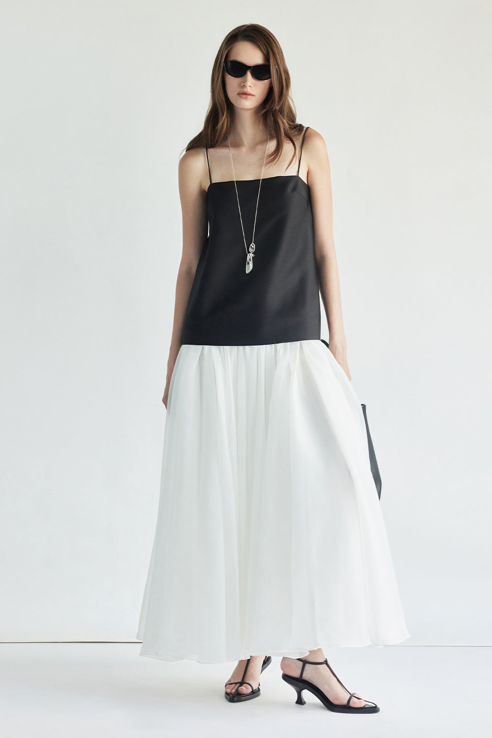 Sarah A-line Gathering Maxi Dress - MEAN BLVD